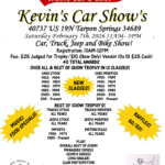 car show in tarpon springs flroida on feburary 7