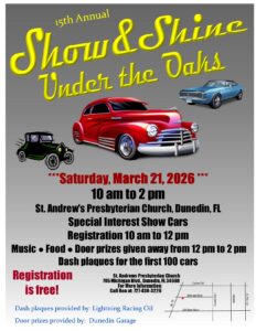 car show in dunedin florida on march 21