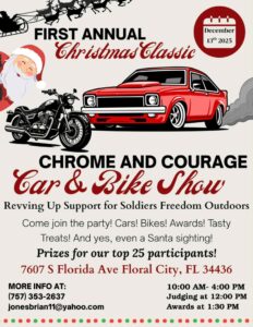 car show in floral city florida on december 13