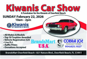 car show in deerfield beach florida on february 22