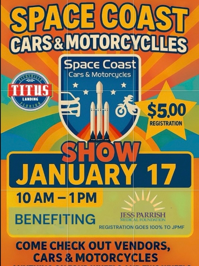car show in titusville florida on january 17