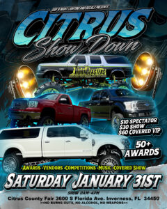 car show in inverness florida on january 31