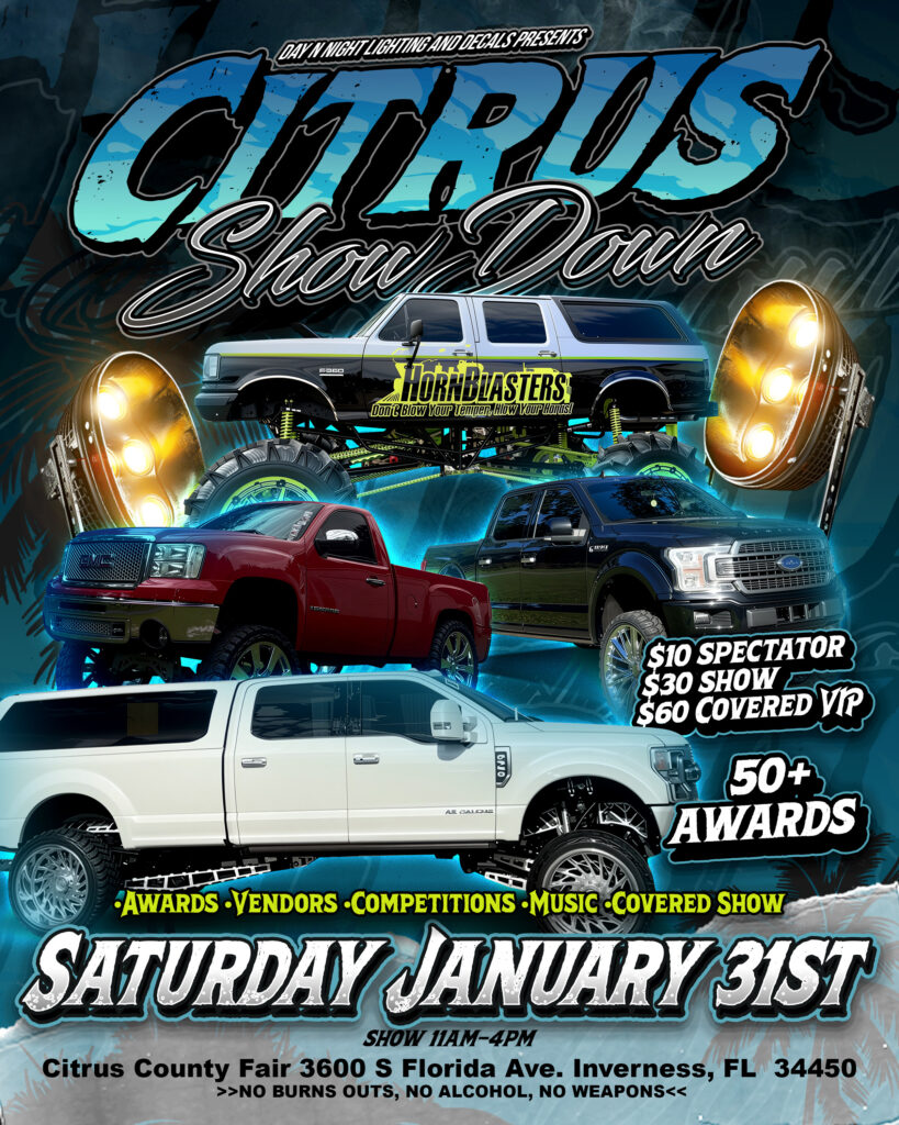 car show in inverness florida on january 31