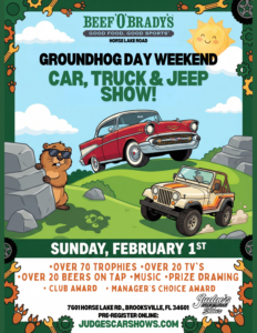 car show in brooksville florida on february 1