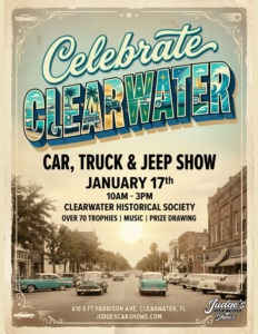 car show in clearwater flroida on january 17