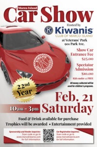 car show in marco island florida on february 21