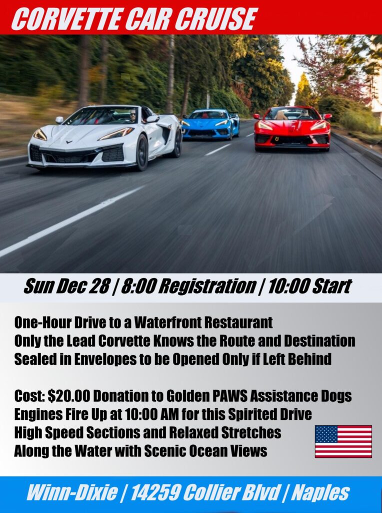 car rally in naples florida on december 28