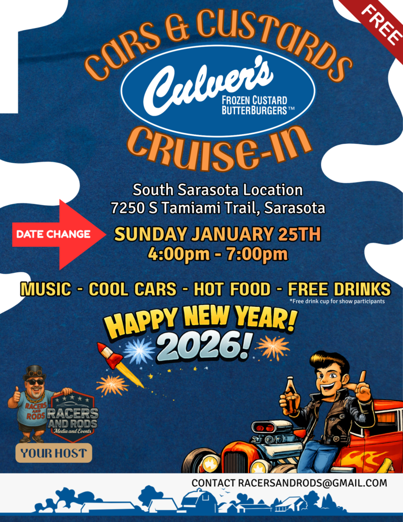 car show in sarasota florida on january 25