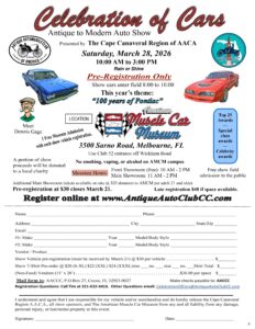 car show in melbourne florida on march 28
