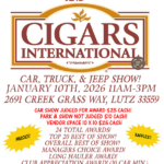 car show in lutz florida on january 10