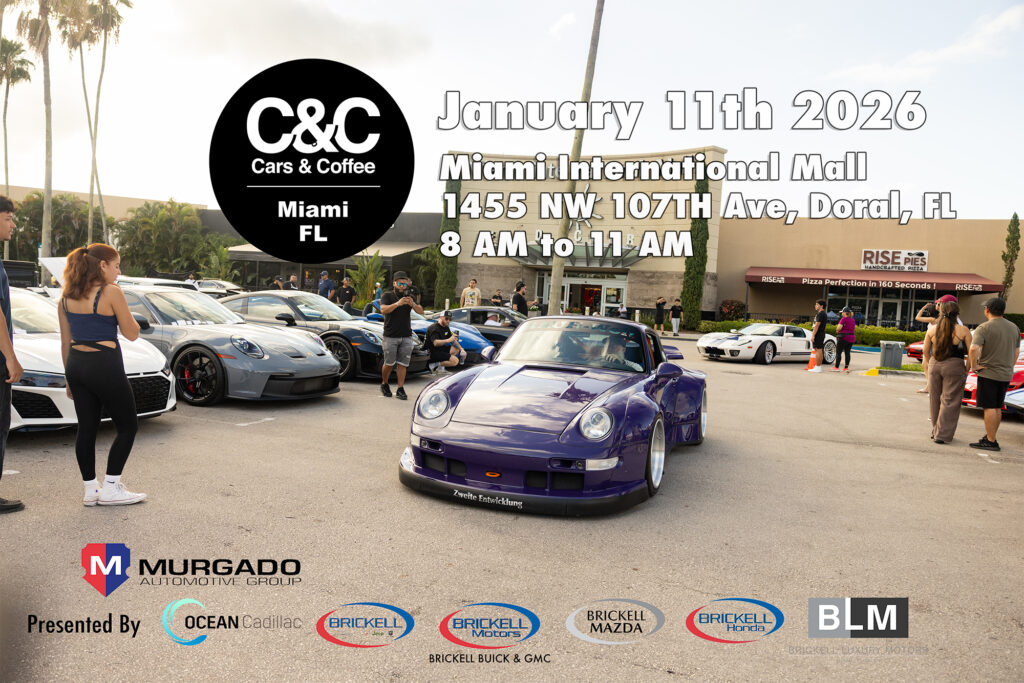 car show in miami doral florida on january 11