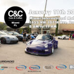 car show in miami doral florida on january 11