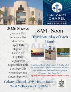 car show in melbourne florida on saturdays