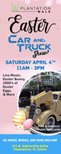car show in plantation florida on april 4