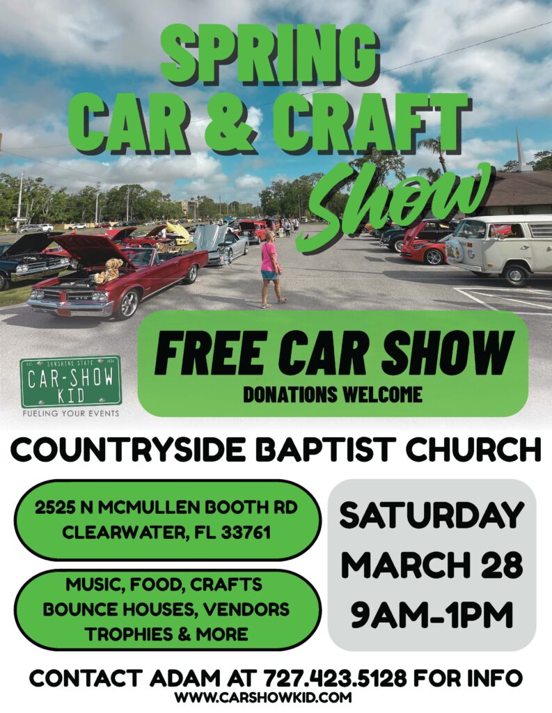 car show in clearwater florida on march 28