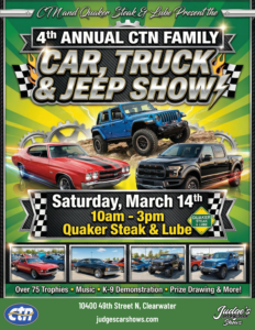 car show in clearwater florida on march 14