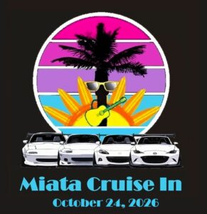 miata car show in fort pierce florida on october 26