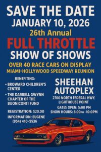 car show in lighthouse point florida on january 10