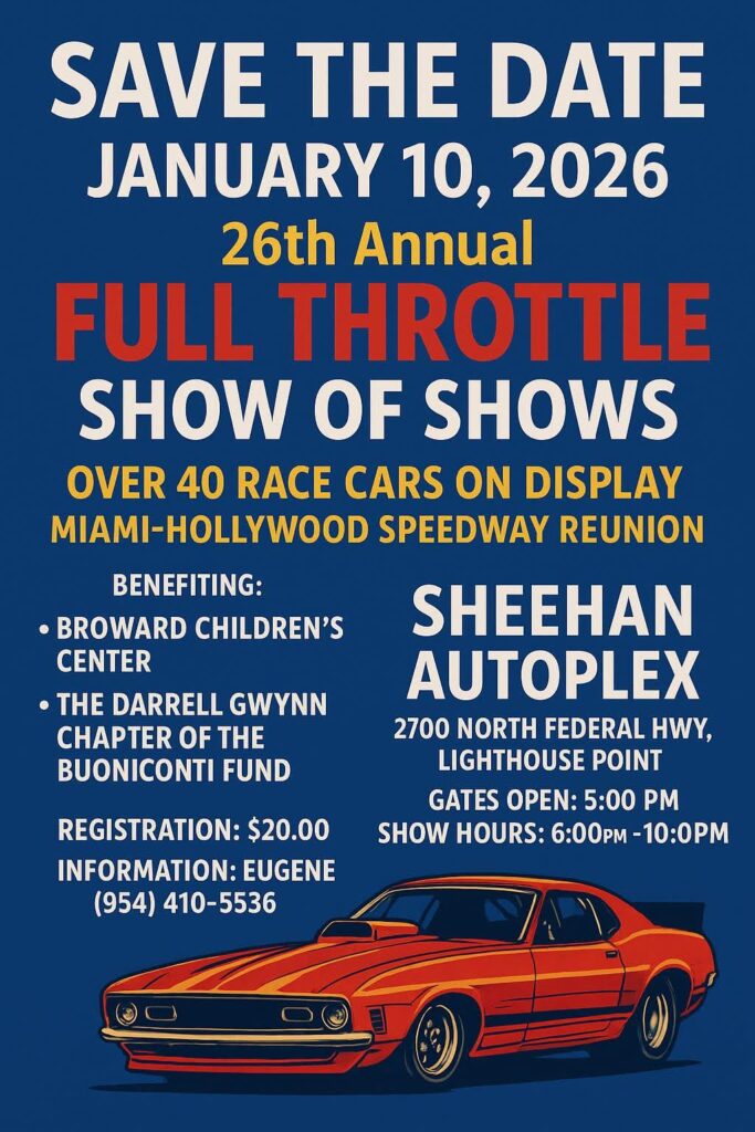 car show in lighthouse point florida on january 10