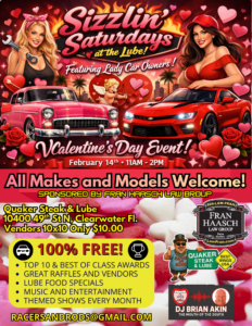 car show in clearwater florida on february 14