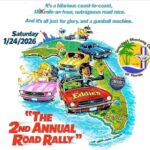 car show rally in largo florida on january 24