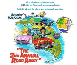 car show rally in largo florida on january 24
