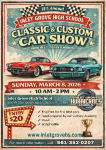 car show in Riviera Beach florida on march 8