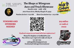 car show in wesley chapel florida on march 8