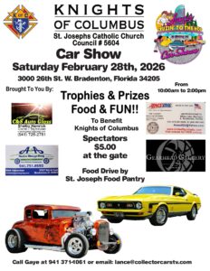 car show in bradenton florida on february 28