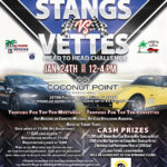 corvette mustang show in estero florida on january 24
