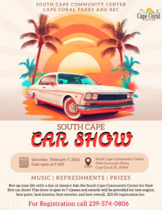 car show in cape coral florida on february 7