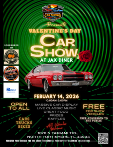 car show in fort myers florida on february 14