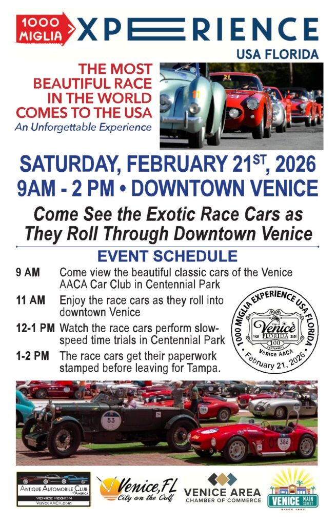 car show in venice florida on february 21