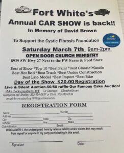 car show in fort white florida on march 7