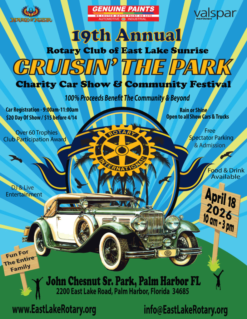 car show in palm harbor florida on april 18