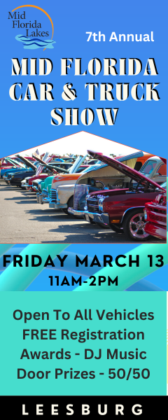 car show in leesburg florida on march 13