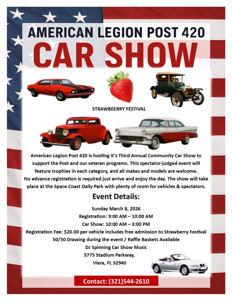 car show in viera flroida on march 8