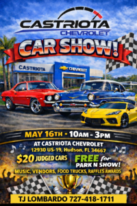 car show in hudson florida on may 16