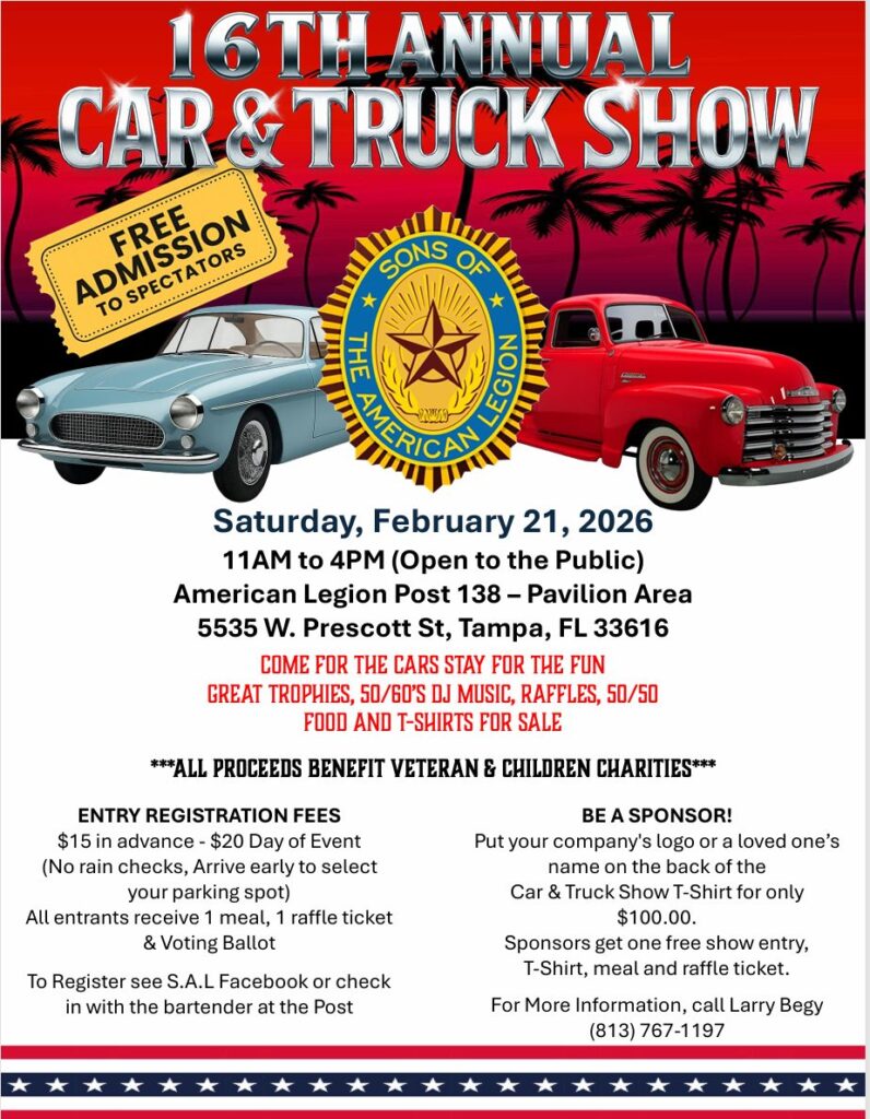 car show in clearwater florida on february 21