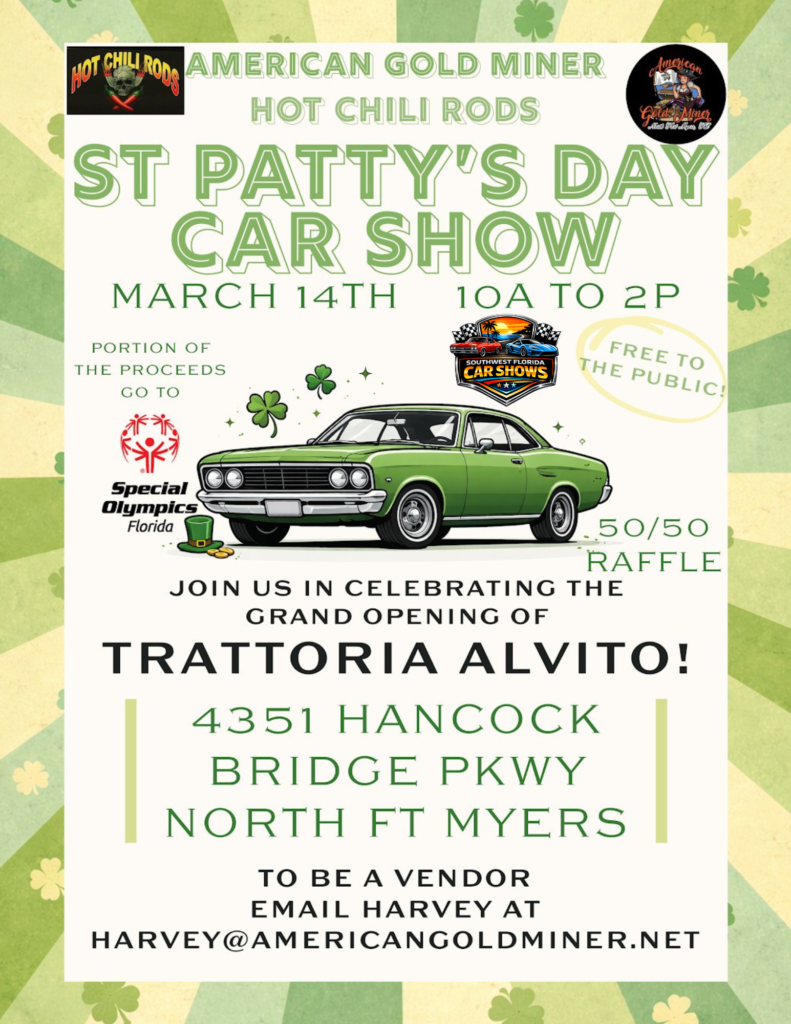 car show in north fort myers florida on march 14