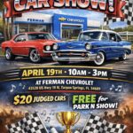 car show in tarpon springs florida on april 19