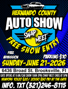 car show in brooksville florida on june 21