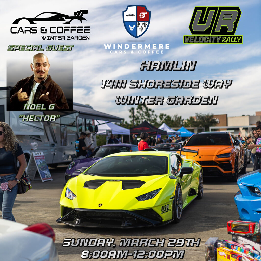car show in winter garden florida on march 29