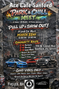 car show in sanford florida on march 22
