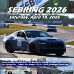mustang racing in sebring florida on april 18