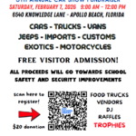 car show in apollo beach florida on february 7
