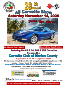 corvette car show 1 ocala florida on november 14