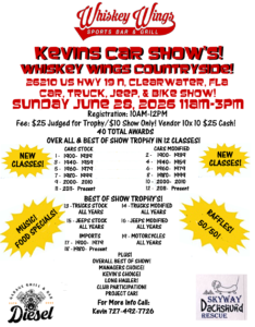car show in clearwater florida on june 28
