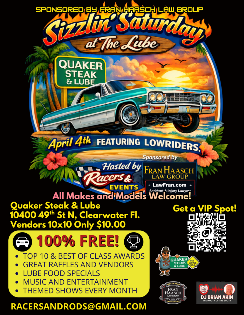 car show in clearwater florida on april 4