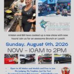 car show in indian harbour beach florida on august 9